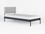 Łóżko metalowe Minimal z zagłówkiem 90x200 cm - obrazek 3