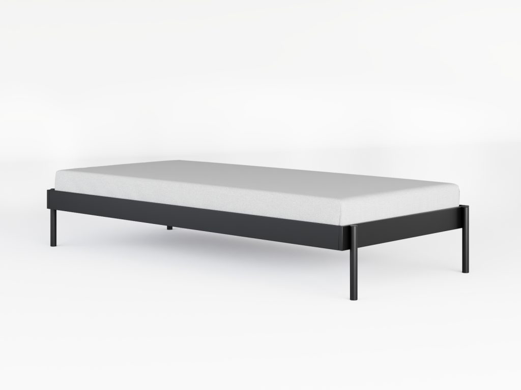 Łóżko metalowe Minimal 90x200 cm - obrazek 3