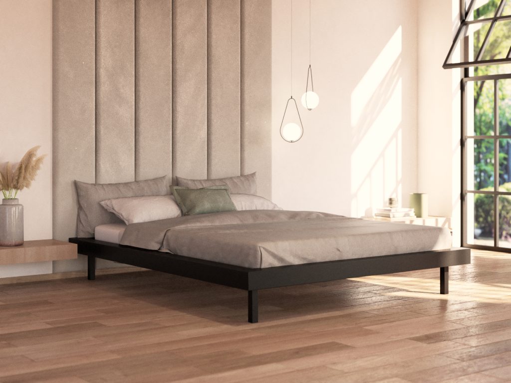 Łóżko metalowe Acero 160x200 cm - obrazek 2