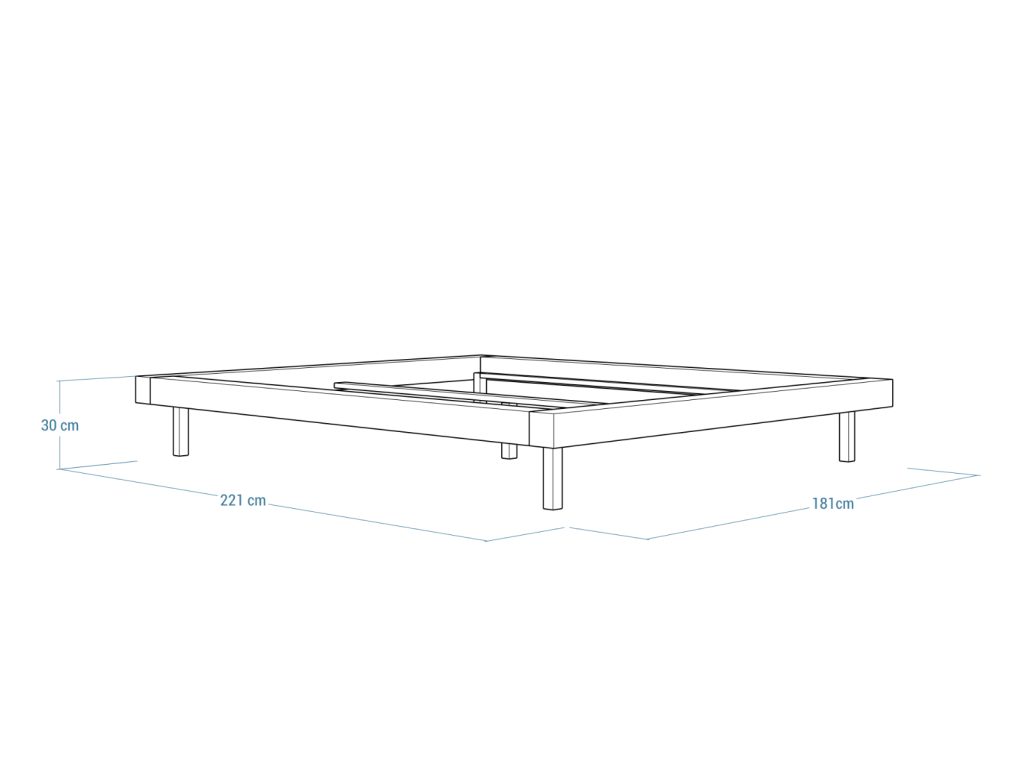 Łóżko metalowe Acero 160x200 cm - obrazek 4