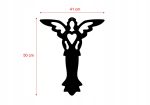 Metalowy Anioł na ścianę KNS008 50 cm - obrazek 6