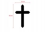 Krzyż ścienny KNS015 50 cm - obrazek 4