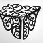 Półka ażurowa narożna 37 cm