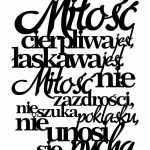 Dekoracja metalowa napis na ścianę Sentencja KNS021 50 cm