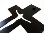 Krzyż metalowy na ścianę KNS001 30 cm - obrazek 3