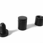 Dystans aluminium 13x13mm czarny