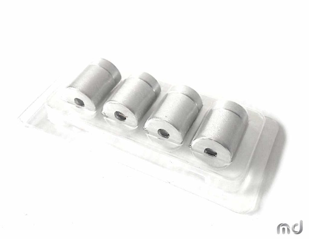 Dystans aluminium 13x13mm srebrny - obrazek 2