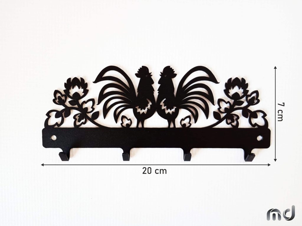 Wieszak kuchenny Koguciki 20 cm - obrazek 5