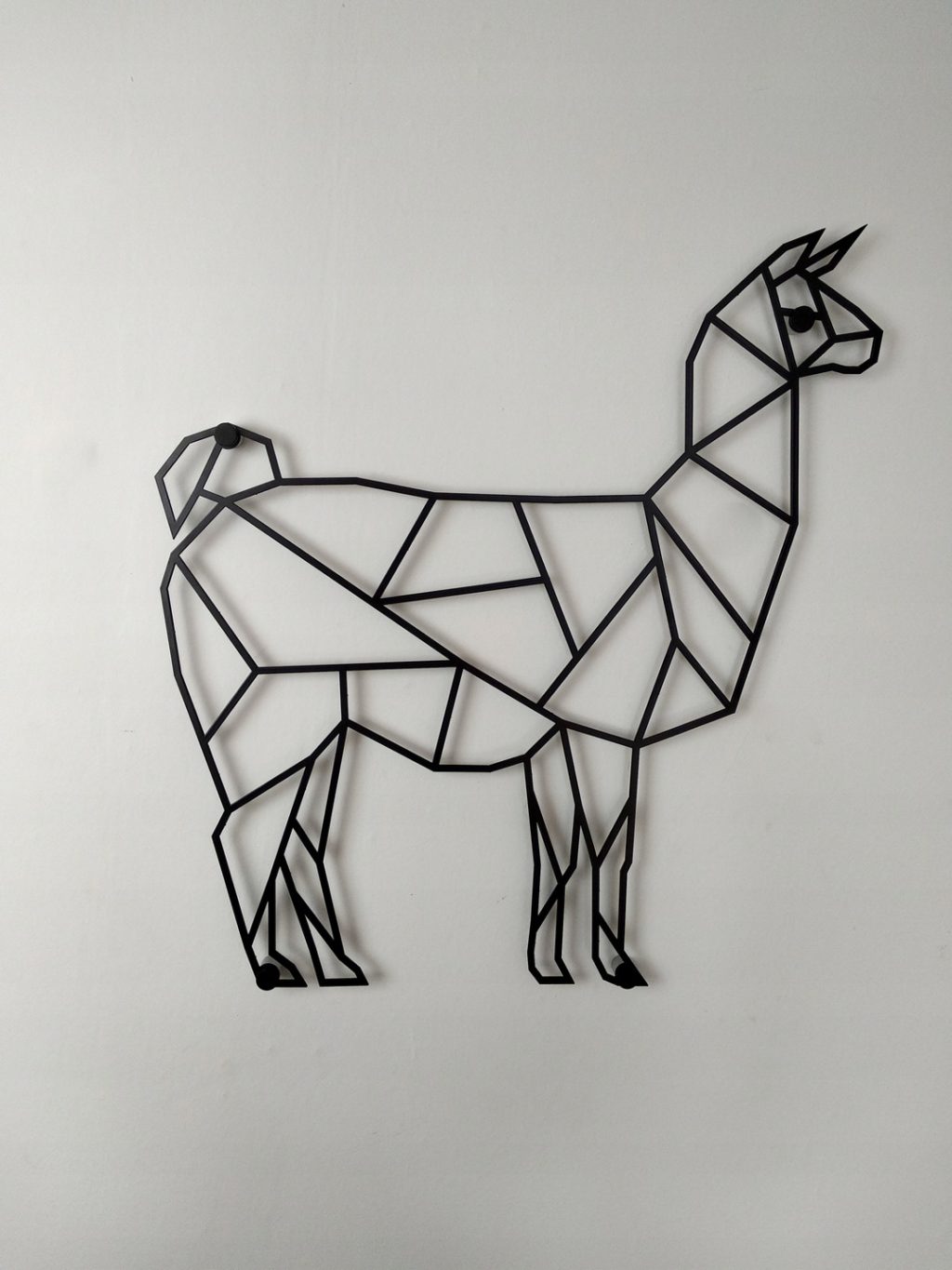 Dekoracja ścienna metalowa Lama 80 cm - obrazek 4