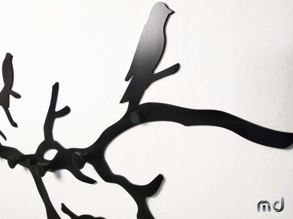 Wieszak metalowy ścienny Gałąź WIE112 60 cm - obrazek 2