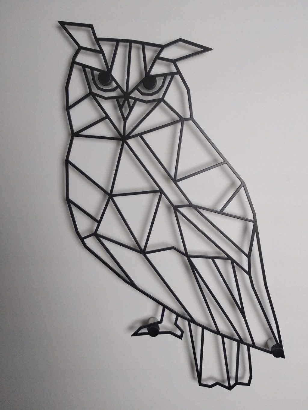 Dekoracja ścienna metalowa Sowa 80 cm - obrazek 4