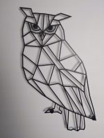 Dekoracja ścienna metalowa Sowa 80 cm - obrazek 4