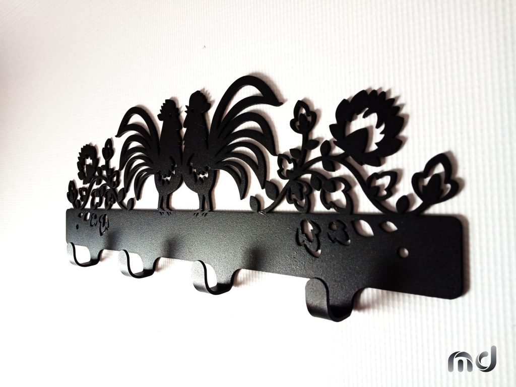 Wieszak metalowy Kogucik WIE167 40 cm - obrazek 4