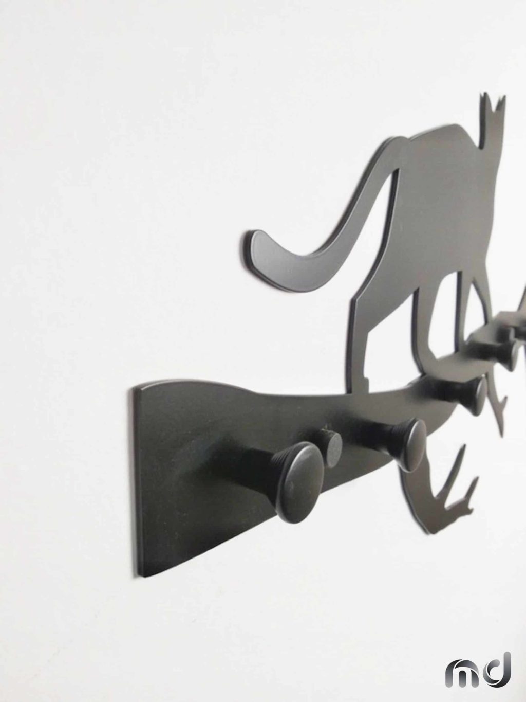 Wieszak metalowy ścienny Gałąź 60 cm - obrazek 4