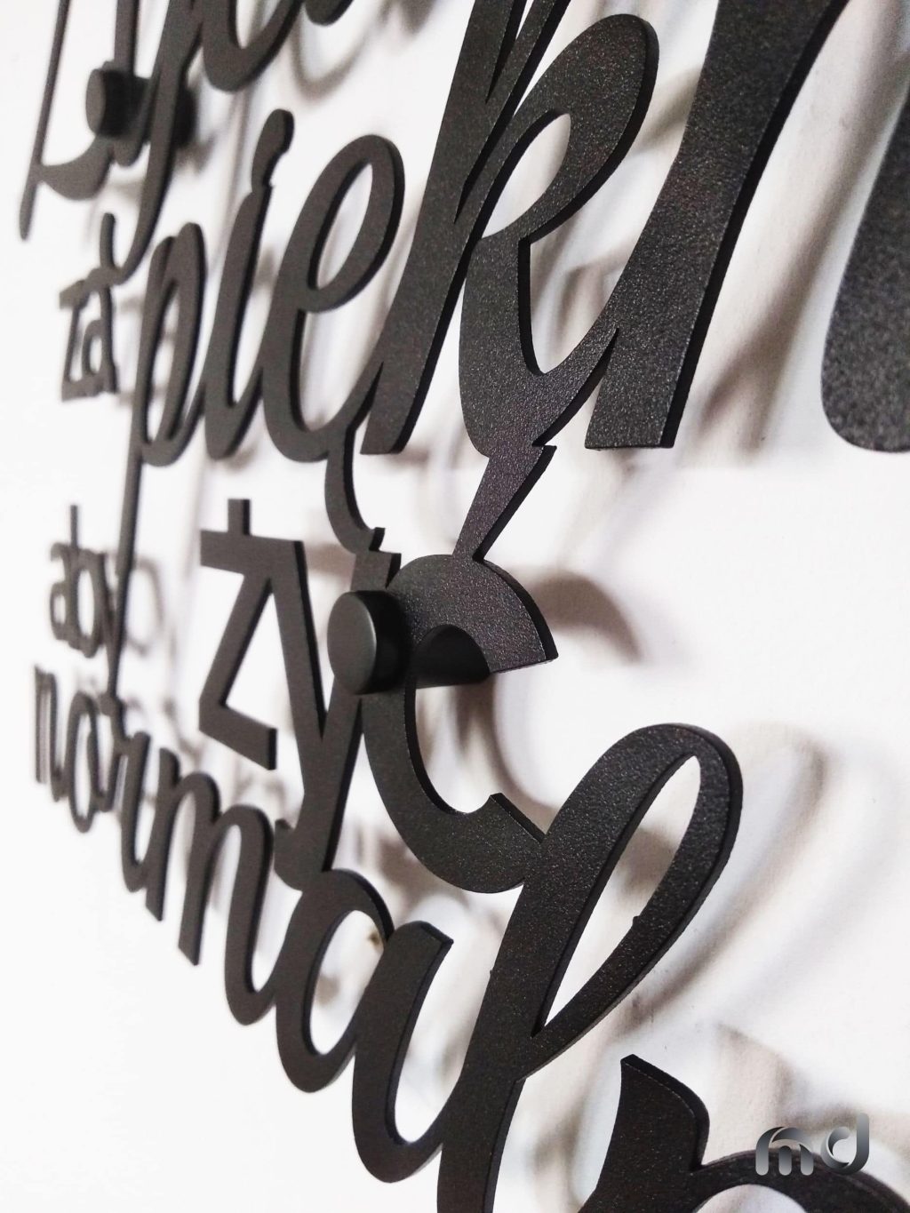 Napis na ścianę Życie jest za piękne 35 cm - obrazek 4