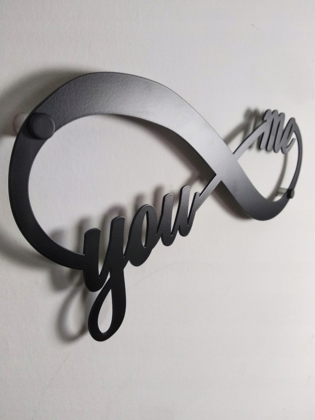 Dekoracja ścienna metalowa Nieskończoność 60 cm - obrazek 4