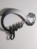 Dekoracja ścienna metalowa Nieskończoność 60 cm - obrazek 4