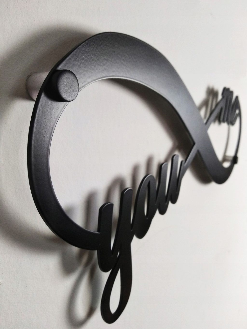 Dekoracja ścienna metalowa Nieskończoność 60 cm - obrazek 6