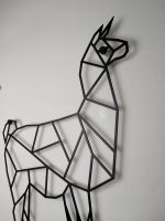 Dekoracja metalowa geometryczna Lama 65 cm - obrazek 5