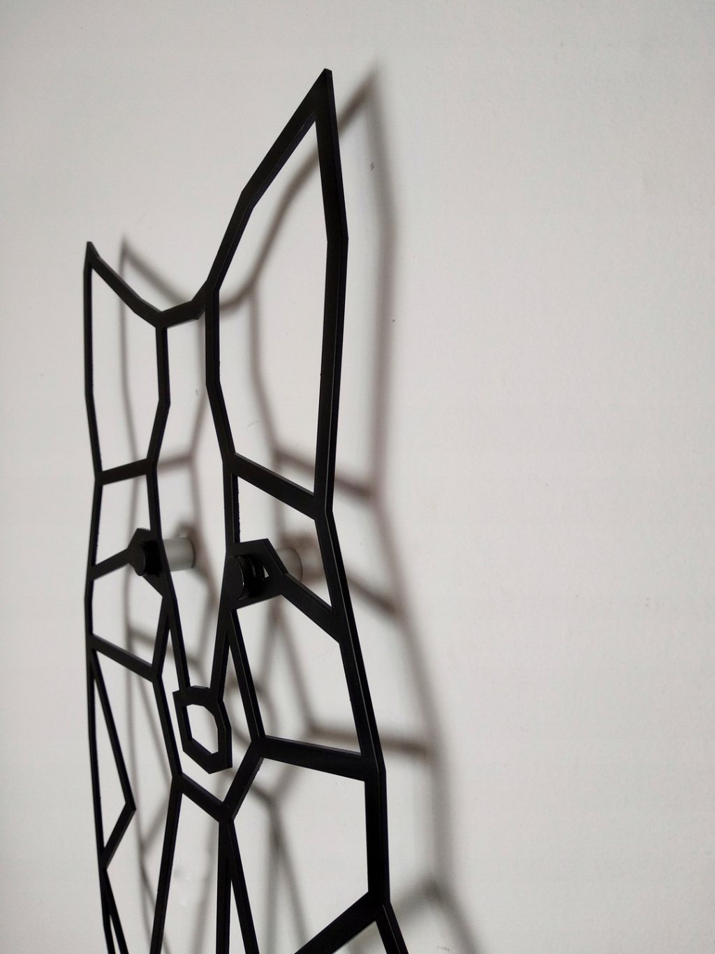 Dekoracja geometryczna metalowa Lis II 60 cm - obrazek 5