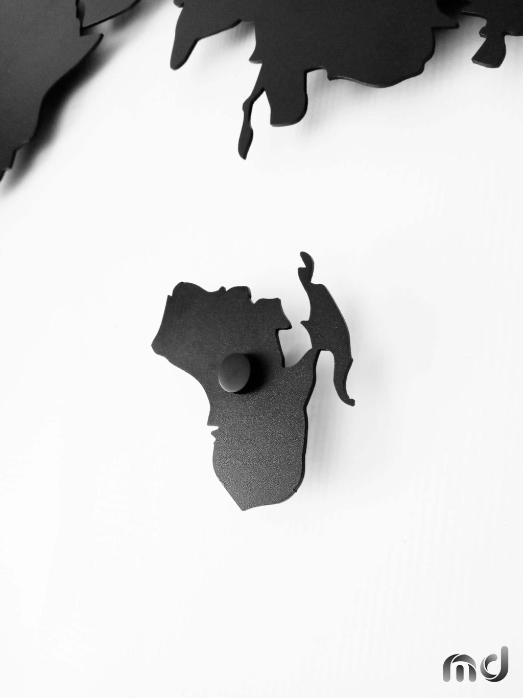 Mapa świata metalowa DES63 90 cm - obrazek 4