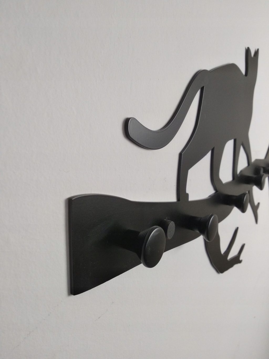 Wieszak metalowy ścienny Gałąź kot WIE122 80 cm - obrazek 4
