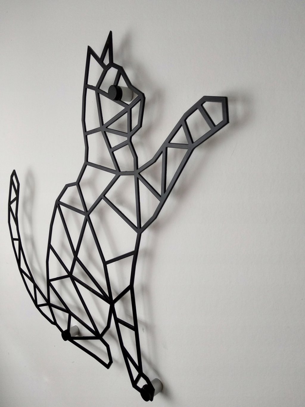 Dekoracja ścienna geometryczna Kot 40 cm - obrazek 5