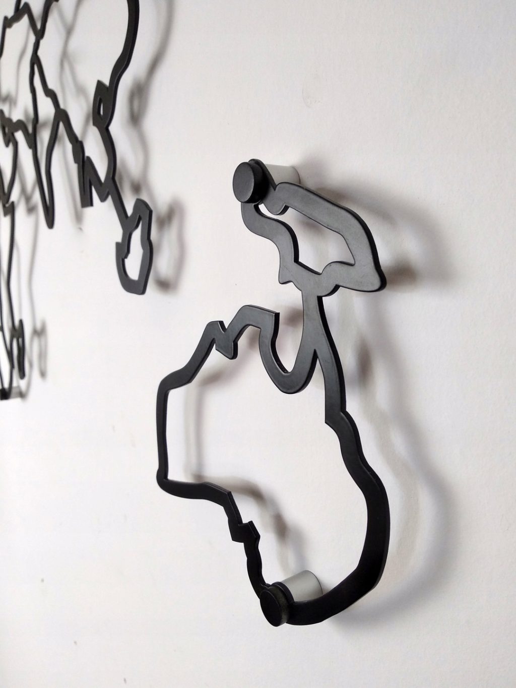 Metalowa mapa świata DES014 150 cm - obrazek 9