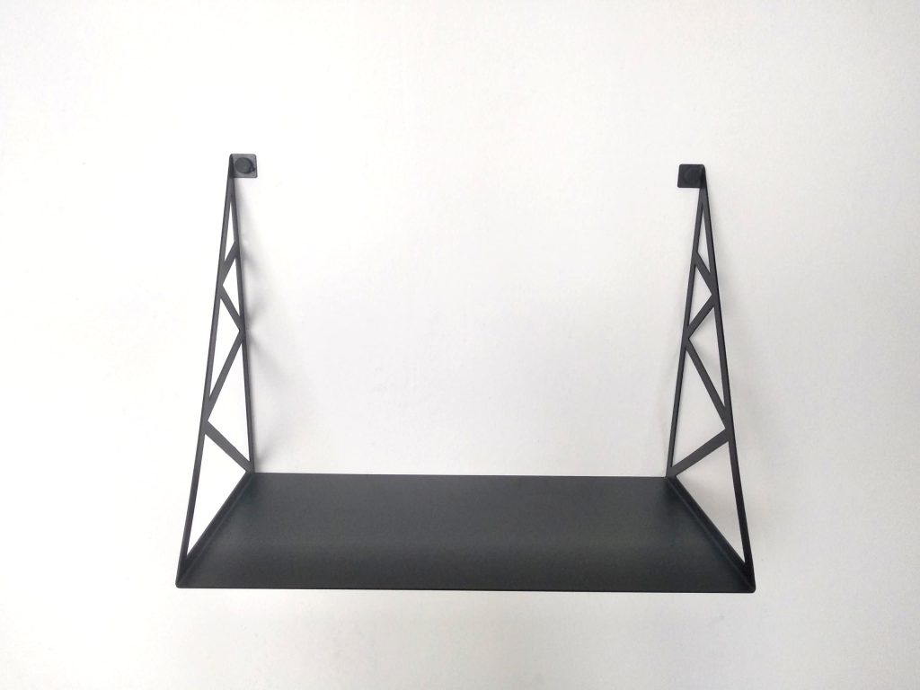 Metalowa półka POL028 do salonu loft 40 cm - obrazek 2