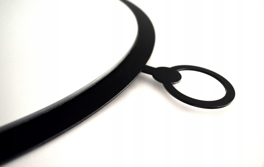 Lustro metalowe skandynawskie Harstad 60 cm - obrazek 5