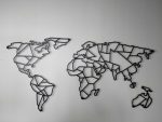 Metalowa mapa świata DES015 100 cm - obrazek 8