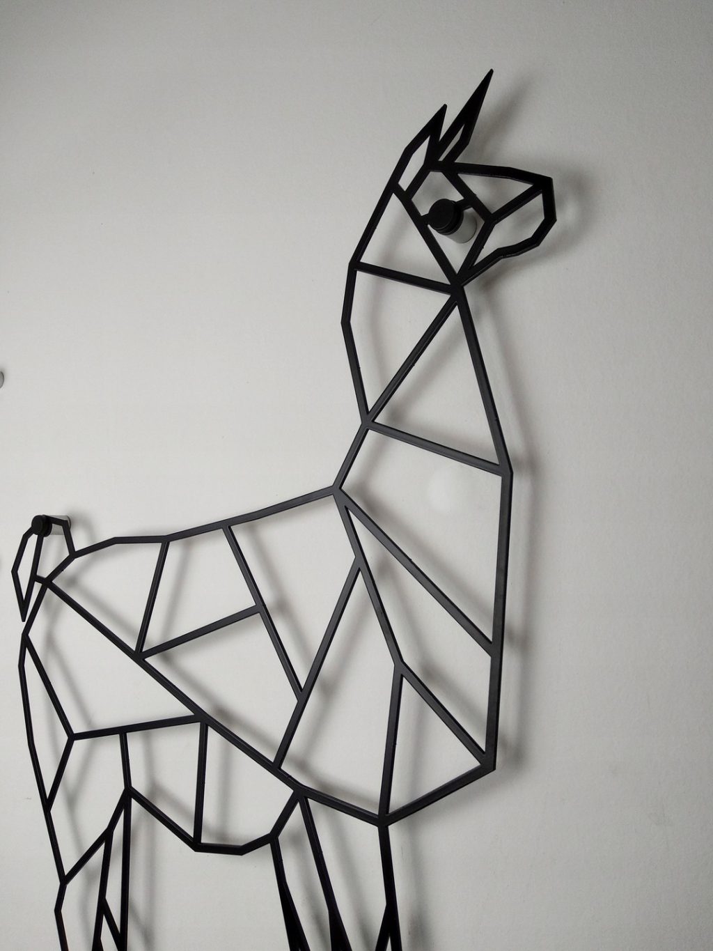 Dekoracja ścienna metalowa Lama 80 cm - obrazek 5