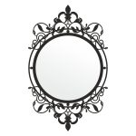 Lustro metalowe Retro Candela 76 cm