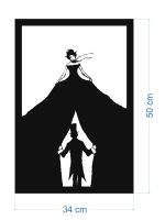 Obraz metalowy ścienny Circus 34x50 cm - obrazek 2