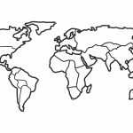 Metalowa mapa świata DES014 150 cm