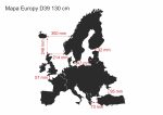 Metalowa mapa Europy DES039 130 cm - obrazek 2