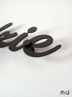 Dekoracja metalowa Napis Wszędzie dobrze DES060 40 cm - obrazek 7