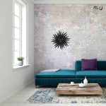 Dekoracja metalowa ścienna Słońce 60 cm - obrazek 2