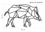 Dekoracja ścienna metalowa Dzik 48 cm - obrazek 2