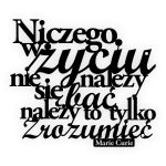 Cytat dekoracja metalowa Niczego w życiu DES065 39 cm