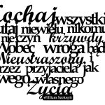 Napis cytat metalowy Kochaj 45 cm