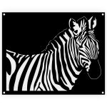 Obraz metalowy Zebra DES083 45 cm
