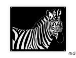 Obraz metalowy Zebra DES083 60 cm