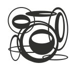 Dekoracja metalowa Abstrakcja DES046 35 cm