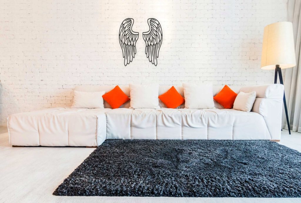 Dekoracja ścienna metalowa Skrzydła anioła 80 cm - obrazek 2