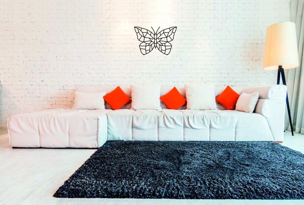 Dekoracja metalowa geometryczna Motyl 70 cm - obrazek 2