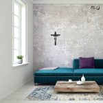 Krzyż metalowy na ścianę KNS002 50 cm - obrazek 3