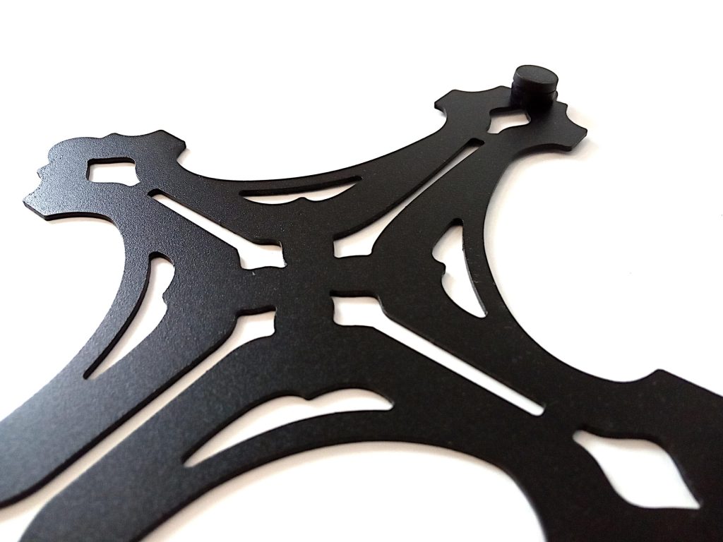 Krzyż metalowy na ścianę KNS005 50 cm - obrazek 4