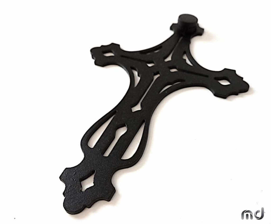 Krzyż metalowy na ścianę KNS005 50 cm - obrazek 3