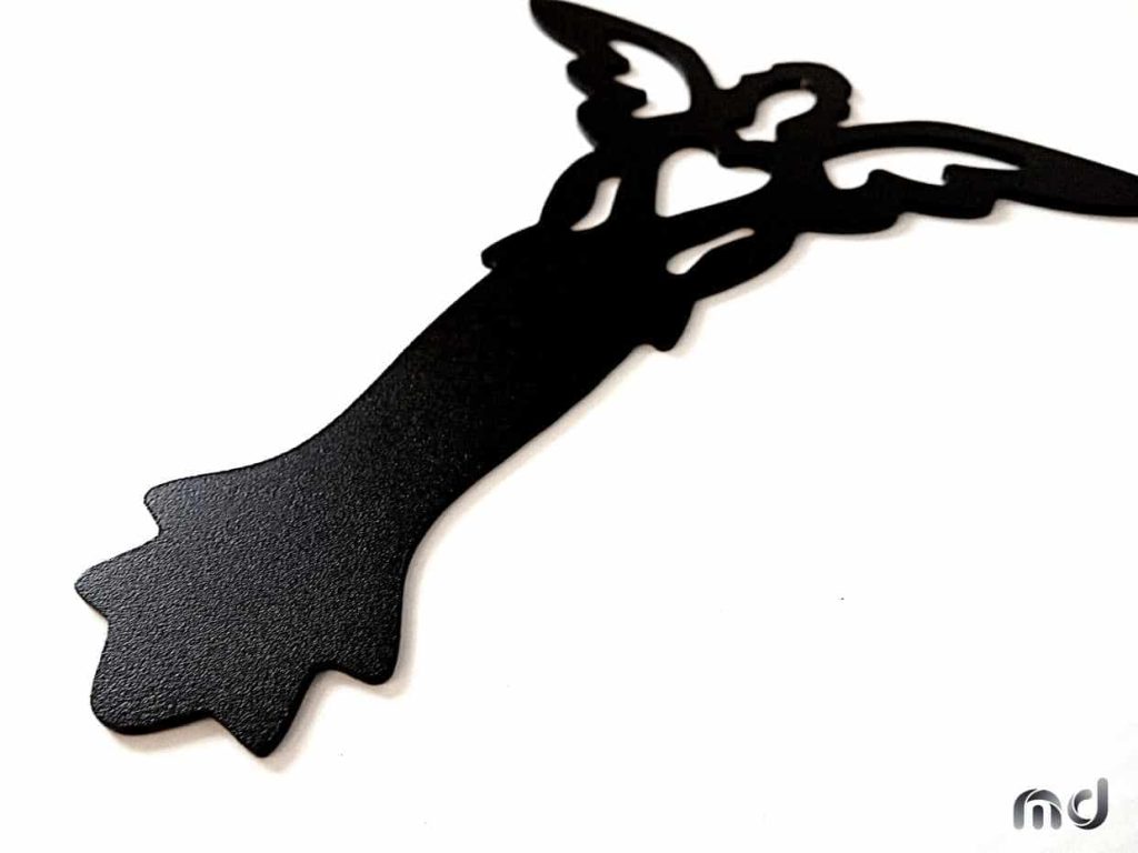 Anioł metalowy na ścianę KNS008 30 cm - obrazek 3